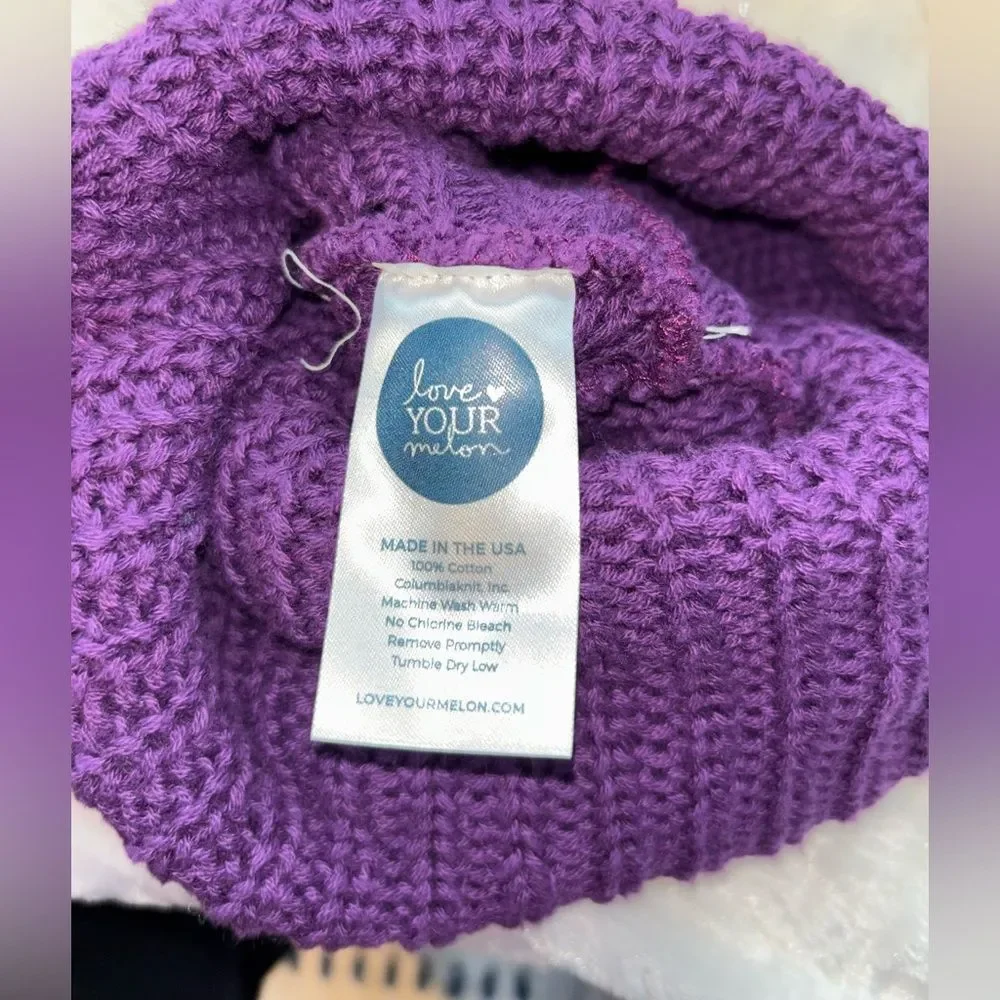 Two Love Your Melon Knit Beanies